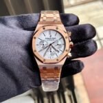 Audemars Piguet Offshore Chronograph Rosegold White Dial First Copy Watch