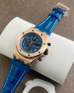 Audemars Piguet Royal Oak Chronograph Blue Dial First Copy Watch - Image 2