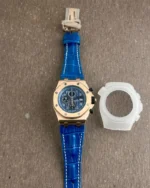 Audemars Piguet Royal Oak Chronograph Blue Dial First Copy Watch - Image 3