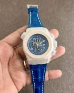 Audemars Piguet Royal Oak Chronograph Blue Dial First Copy Watch - Image 5