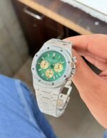 Audemars Piguet Royal Oak Chronograph Green Dial - Image 3