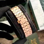 Audemars Piguet Royal Oak Chronograph Rosegold Green Dial - Image 5