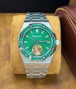 Audemars Piguet Royal Oak Flying Tourbillon Green Diamond Bezel