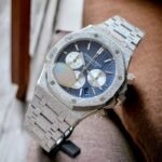 Audemars Piguet Royal Oak Frosted Chronograph Blue Dial - Image 2