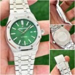 Audemars Piguet Royal Oak Green Dial First Copy Watch - Image 3
