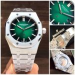 Audemars Piguet Royal Oak Jumbo Extra Thin Green Watch - Image 4