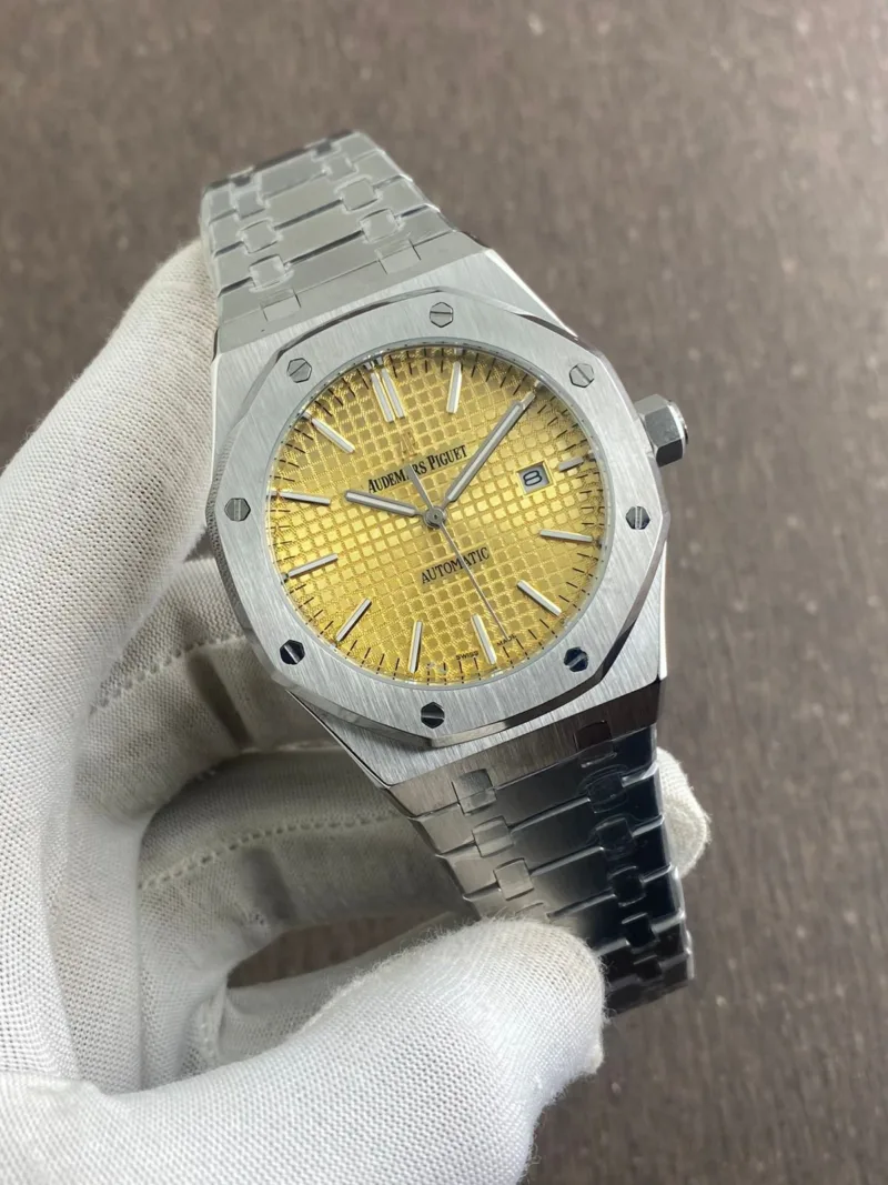 Audemars-Piguet-Royal-Oak-Offshore-Golden-Dial-1-laziofy Audemars Piguet Royal Oak Offshore Golden Dial First Copy Watch - Image 1