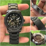 Fossil Bronson Black Skeleton Dial First Copy Watch - Image 4
