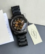 Fossil Bronson ME3257 Black Skeleton Dial First Copy Watch