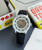 Fossil Townsman Silver White Skeleton Watch