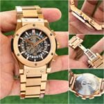 Hublot Big Bang Rosegold Black Dial First Copy Watch - Image 2
