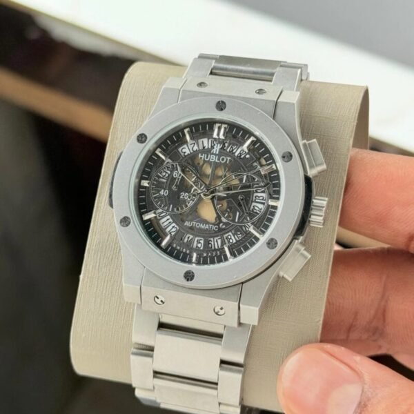 Hublot Big Bang Chronograph Grey White Dial First Copy Watch