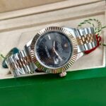 Rolex Datejust Grey Quartz First Copy Watch - Image 3