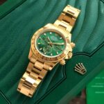 Rolex Daytona Rose Gold Green Dial First Copy Watch - Image 3