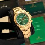 Rolex Daytona Rose Gold Green Dial First Copy Watch - Image 4