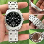 Tissot Couturier 1853 Silver Black First Copy Watch - Image 2