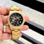 Fossil Bronson Automatic ME3257 Gold Watch