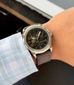 Fossil Bronson ME3218 Automatic Watch with Brown Leather Strap - Image 2