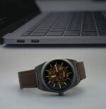 Fossil Brown Skeleton Dial Automatic Watch - Image 2