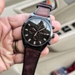 Fossil Chronograph Brown Dial 43mm First Copy Watch - Image 2