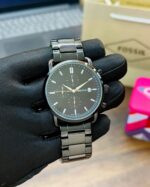 Fossil Commuter Chronograph Black Edition Watch - Image 2