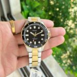 Fossil Dalton BQ2885 Two-Tone Black Dial Watch