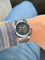 Fossil Everett Grey Skeleton Automatic Watch - Image 2