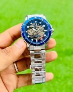 Fossil FB-01 Automatic Skeleton Blue Dial Watch - Image 2