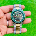 Fossil FB-01 Green Dial Automatic Watch