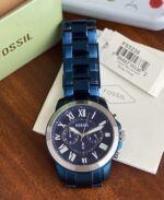 Fossil FS-5230 Blue Dial Quartz First Copy Watch - Image 3