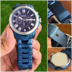 Fossil FS-5230 Blue Dial Quartz First Copy Watch - Image 4