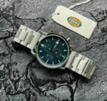 Fossil FS Chronograph Silver and Blue Dial First Copy Watch - Image 3