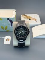 Fossil FSA Black Skeleton Automatic First Copy Watch - Image 3