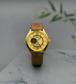Fossil FSA Golden Dial Automatic First Copy Watch