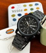 Fossil Grant Chrono Black Dial Men's Watch