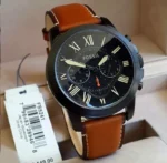 Fossil Grant Chronograph Black Dial First Copy Watch - Image 2