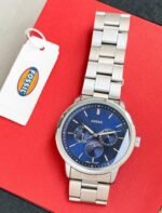 Fossil Grant Chronograph Silver and Blue First Copy Watch - Image 2