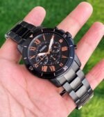 Fossil Grant FS-5374 Black Chronograph First Copy Watch - Image 2
