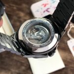 Fossil Grant Skeleton Black Automatic First Copy Watch - Image 7