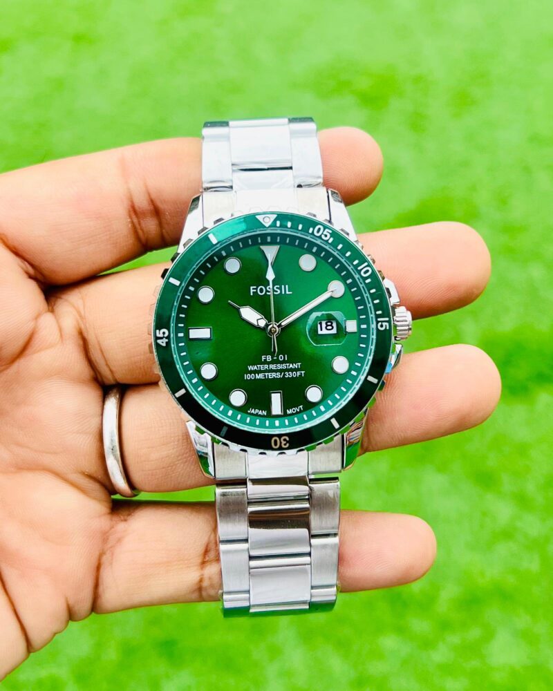 Fossil-Green-Dial-FS5670-FB-01-1-laziofy Fossil Green Dial FS5670 FB-01 First Copy Watch - Image 1