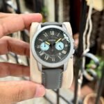 Fossil Grey Leather Chronograph Quartz FS5183I First Copy Watch - Image 2