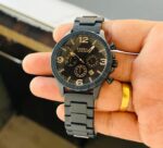 Fossil Nate Chronograph Black Dial First Copy Watch