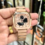 Fossil Rose Gold Anadigital Men's First Copy Watch