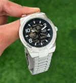 Fossil Skeleton Dial Silver Stainless Steel First Copy Watch - Image 2