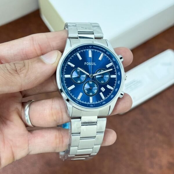 Fossil Suvillan Blue Dial Chronograph First Copy Watch