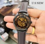 Fossil Townsman Brown Skeleton Leather Strap First Copy Watch - Image 2