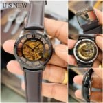 Fossil Townsman Brown Skeleton Leather Strap First Copy Watch - Image 3