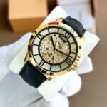 Fossil Townsman Golden Skeleton Automatic First Copy Watch