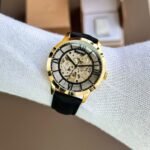Fossil Townsman Golden Skeleton Automatic First Copy Watch - Image 3