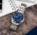 Men's Omega Seamaster Blue Dial First Copy Watch - Image 2